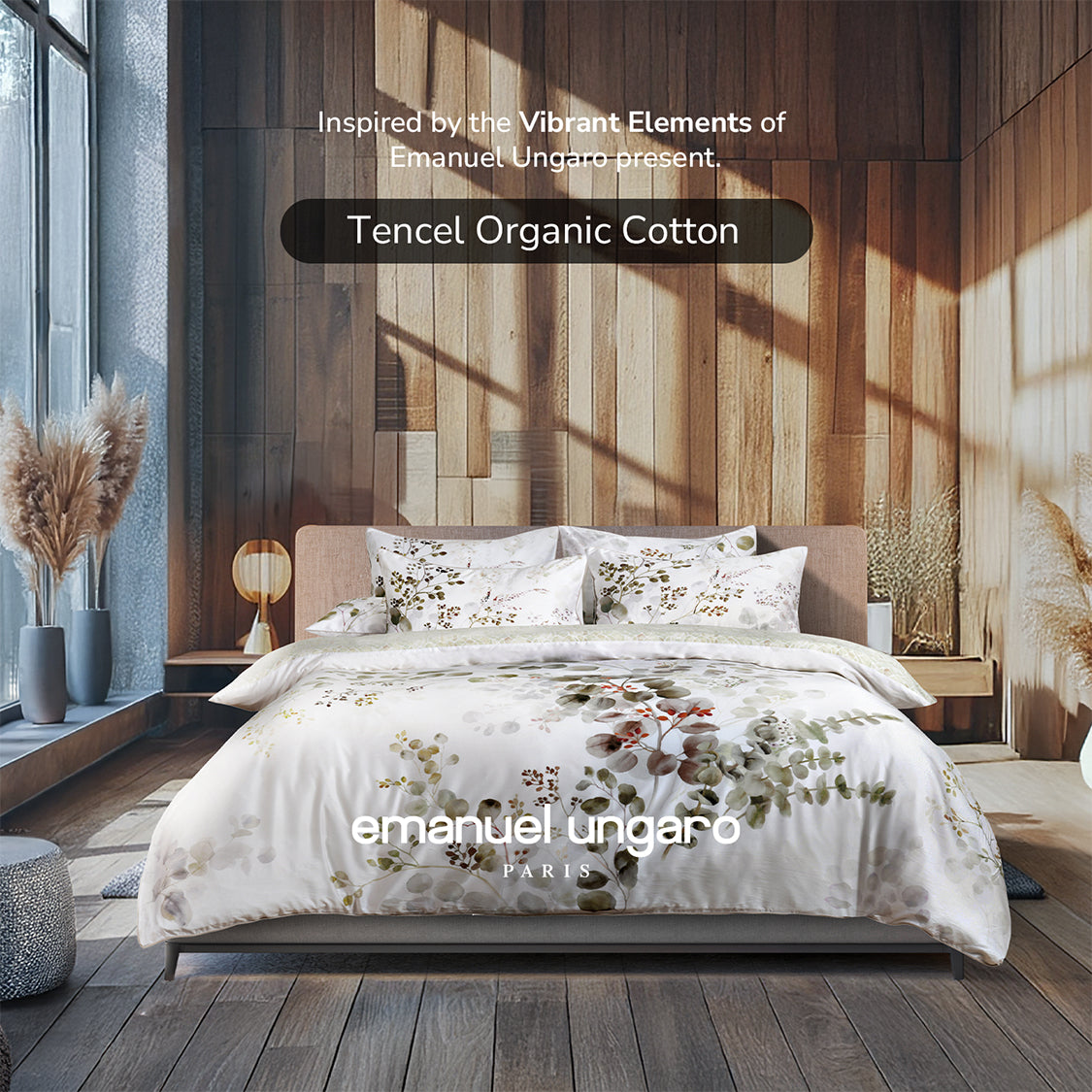 Ungaro I Summer 2025 TENCEL™ I 1200TC I Organic Cotton I Bed Set - Sasha