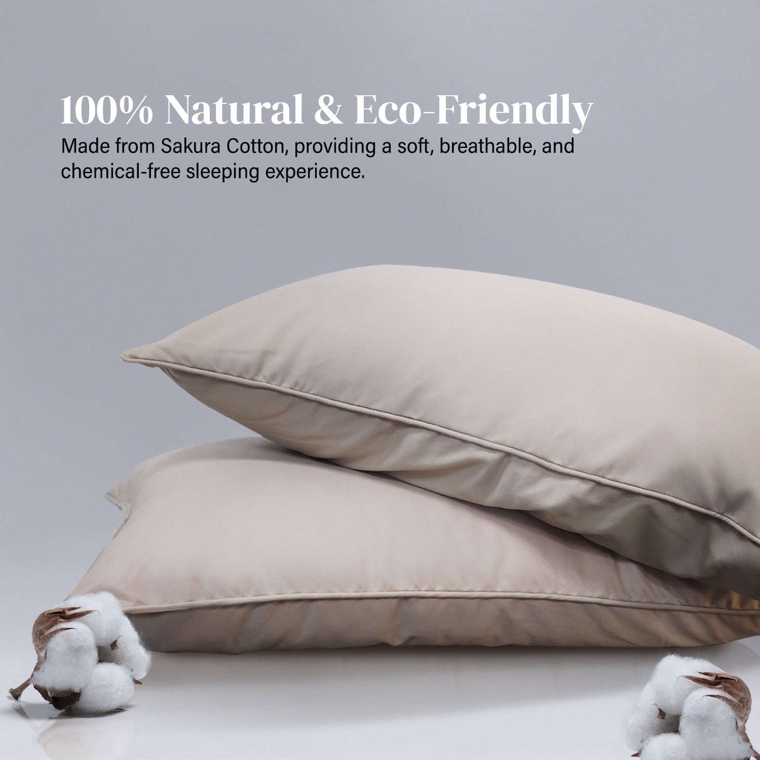 Hillcrest I Organic Cotton I Pillow I Medium-Firm Support