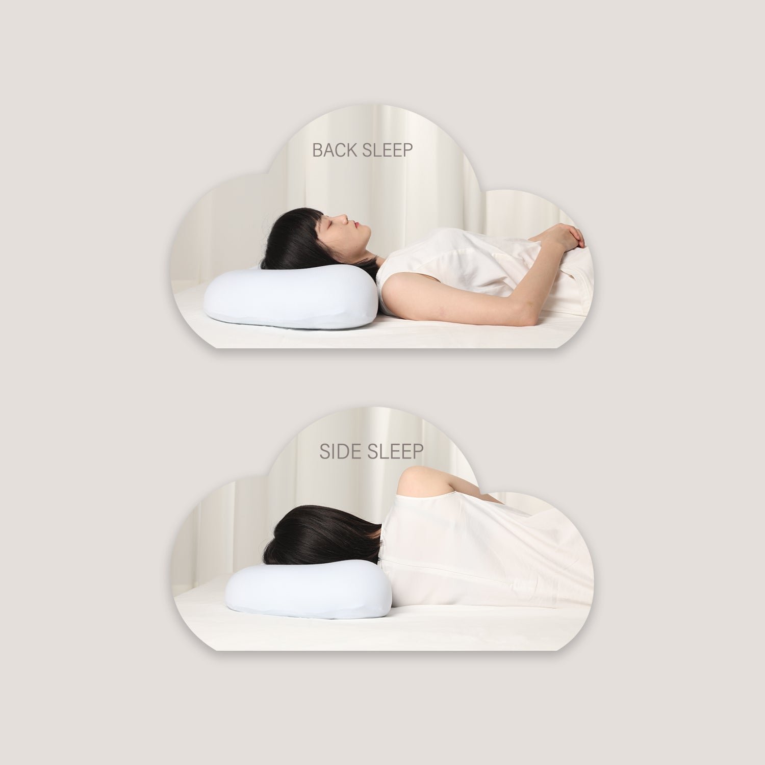 Bellami Plus I Cloud Pillow I Ergonomic Memory Foam I Neck & Shoulder Support I Soft & Cooling
