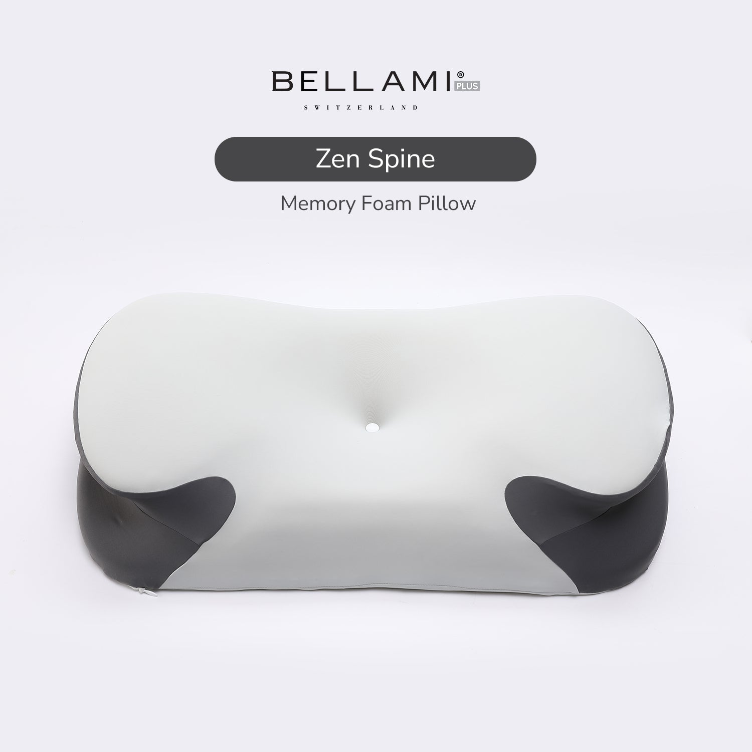 Bellami Plus Tech Series I Zen Spine Memory Foam I Ergonomic Support I Cooling Stretch Fabric