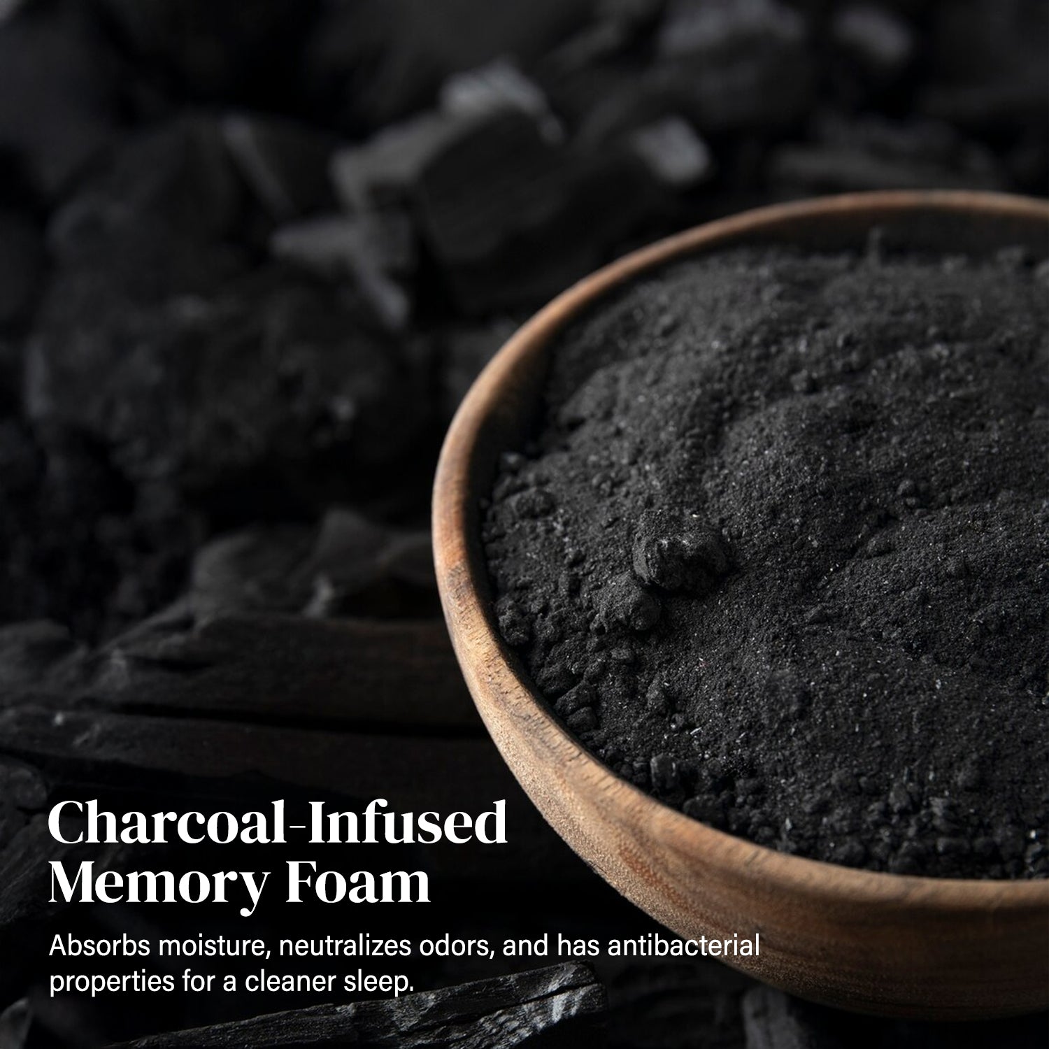 Intero I Charcoal Sensation I Memory Foam Pillow