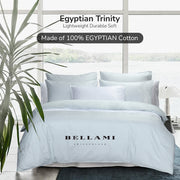 Bellami I Essential 4.0 HG I 100% Egyptian Cotton I 1000TC I Fitted Sheet Set I Bed Set I Pillow Case I Bolster Case (With Quilt Cover) - 5 Colours