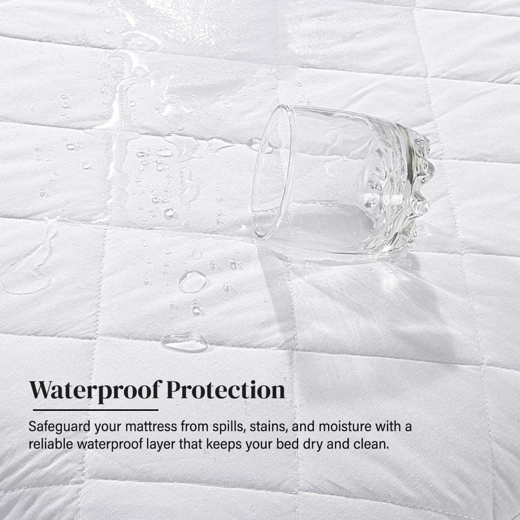 Marie Claire I Fitted Mattress Protector I 100% Waterproof - 4 sizes