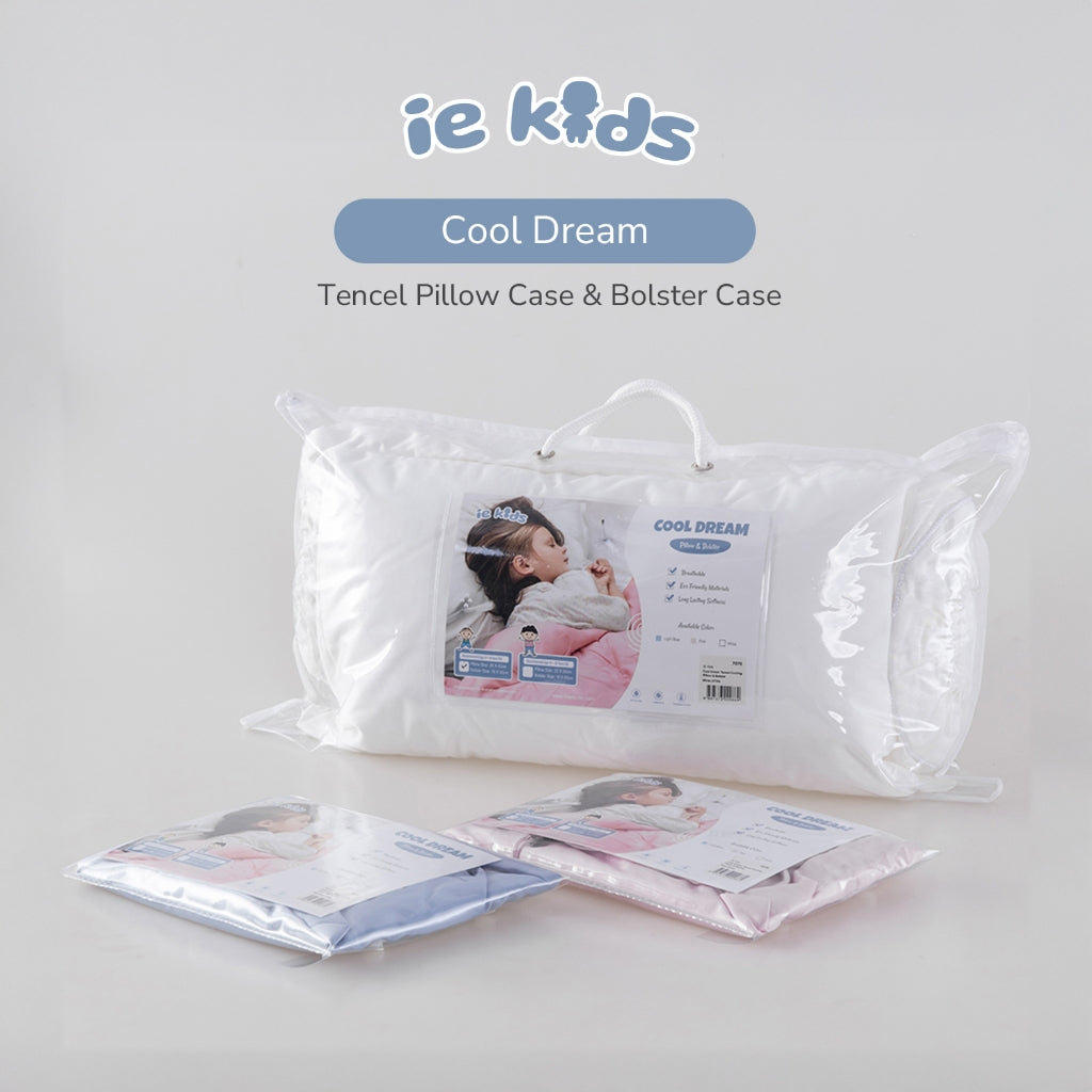 IE Kids I Cool Dream I 100% Tencel™ I Pillow & Bolster Case Set - 3 Colours