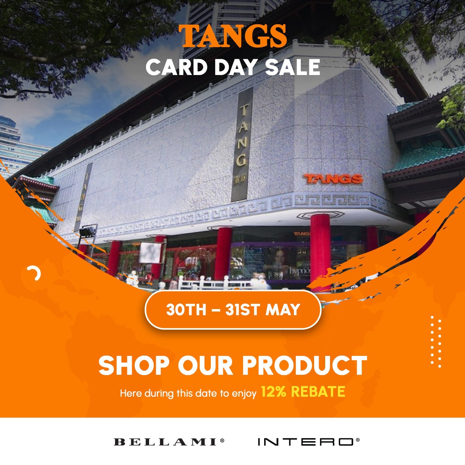 🛍️ Enjoy 12% Rebate on Premium Bedsheets from Intero &amp; Bellami During TANGS Card Days