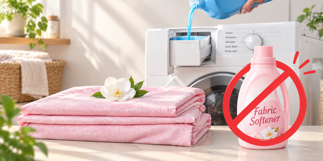 Stop Using Fabric Softener on Your TENCEL™ Sheets!