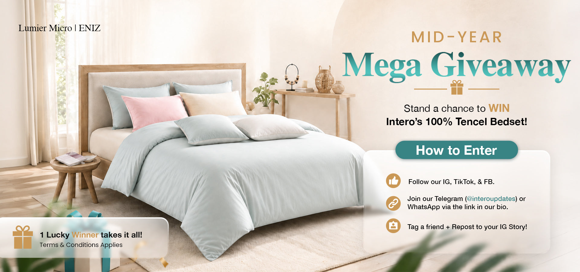 Stand A Chance To Win Our GIVEAWAY!