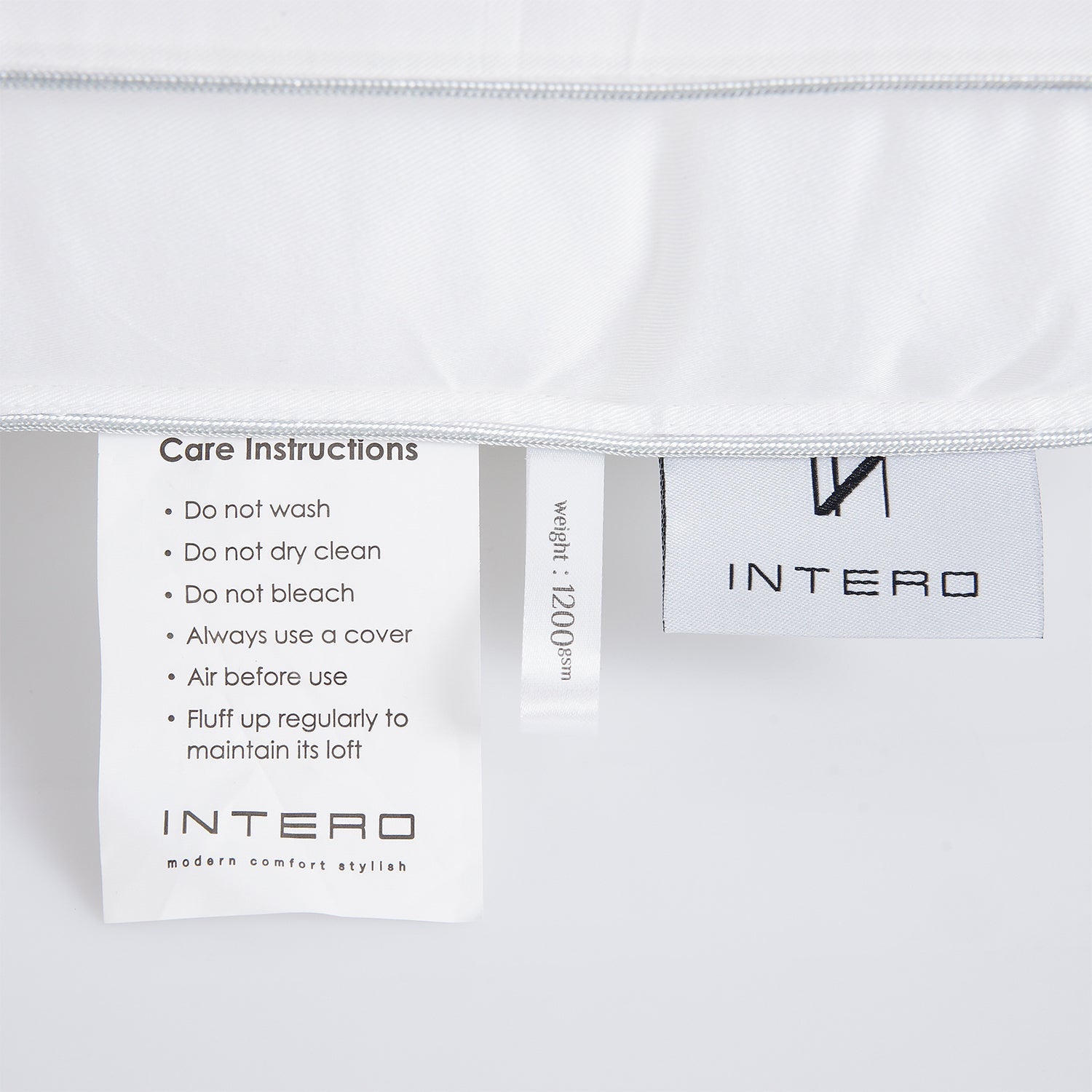 Intero I BambooPRO DownFeel¬Æ I Pillow ‚Äì Soft 1200g, Medium 1400g & Firm 1700g Support