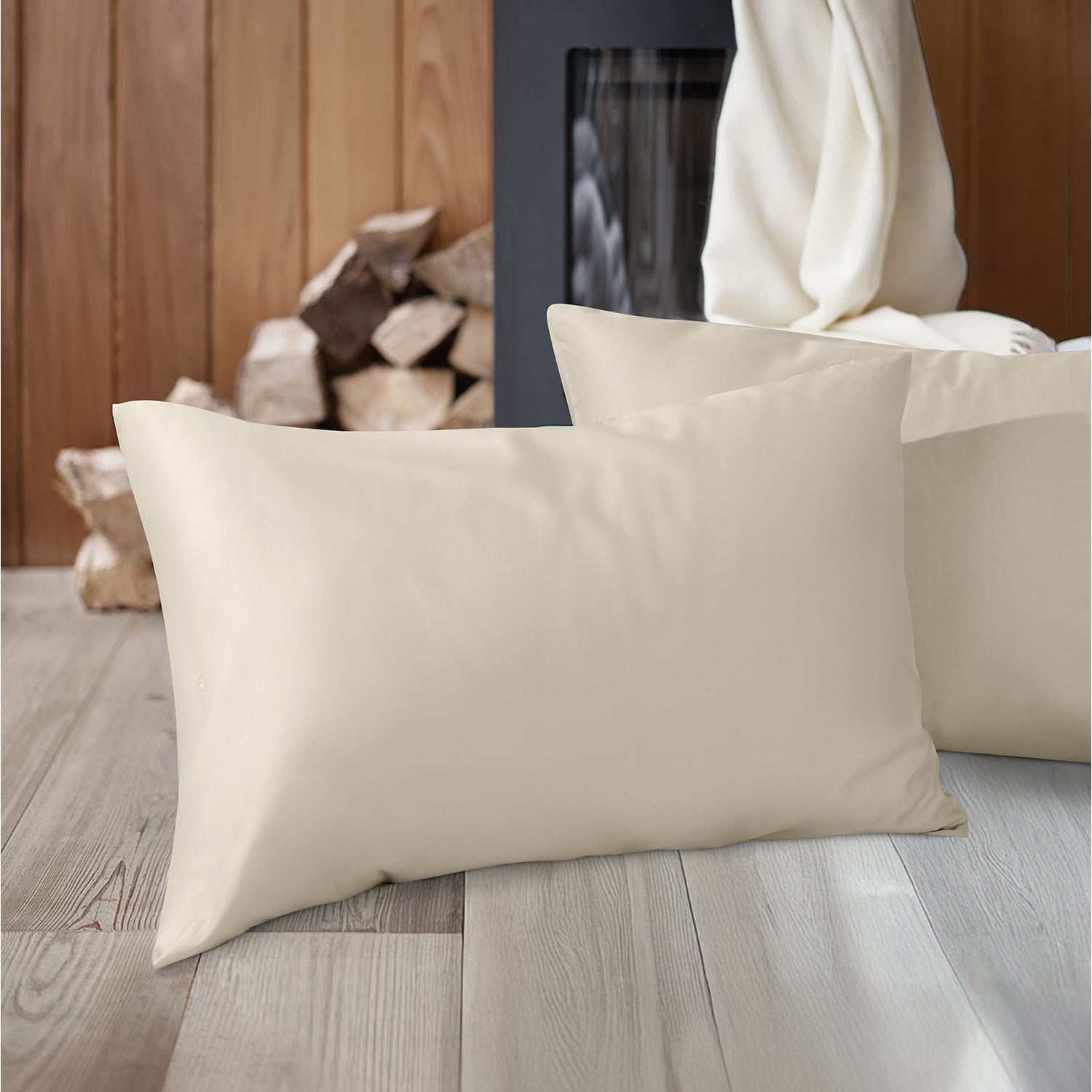 Bellami Heirloom Basic 2.0 Solid Beddings | Fitted Sheet | Bed Set | Pillow Case | Bolster Case - 1300TC Aris Organic Cotton & Lyocell