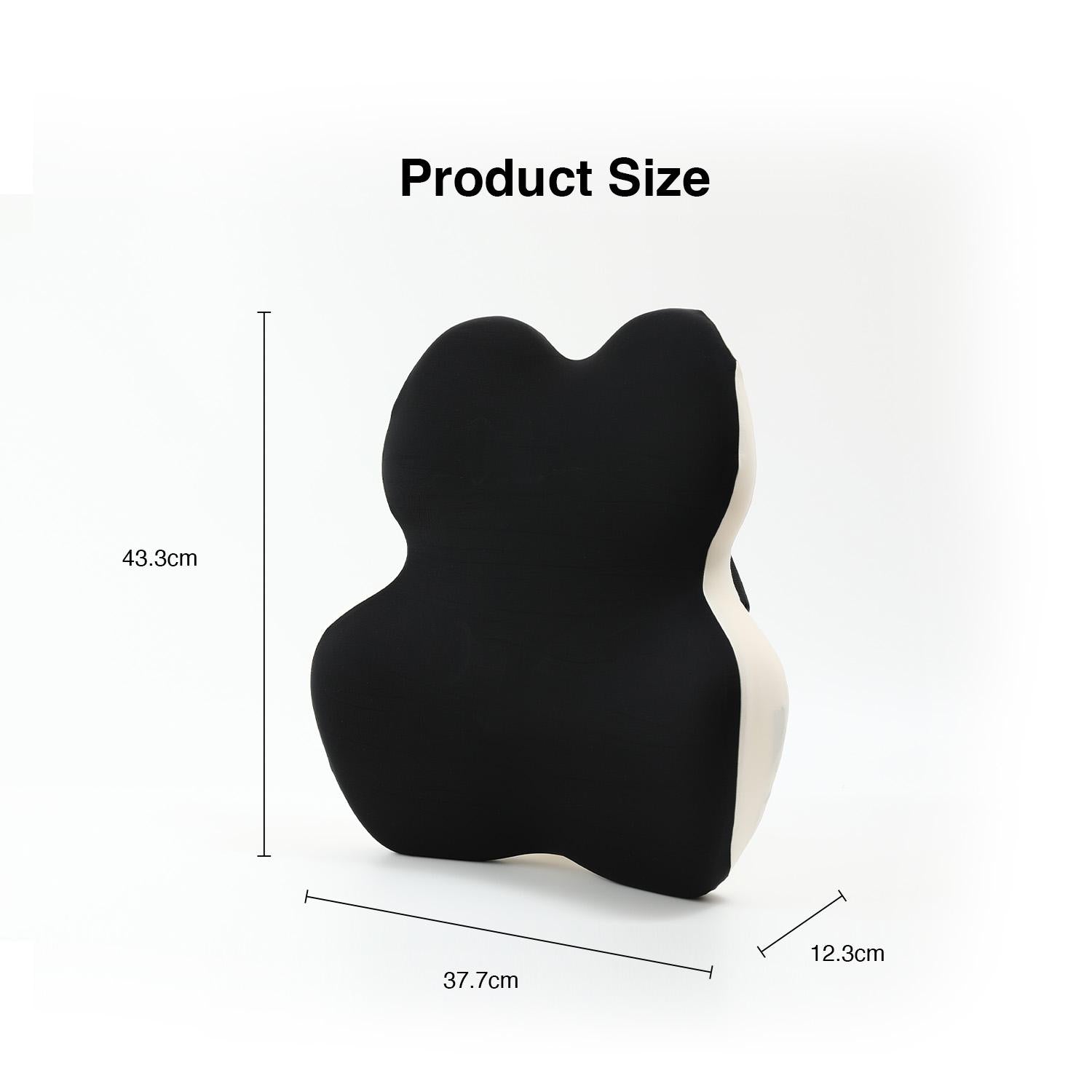 Bellami Plus Support X Memory Foam Pillow Ergonomic Compact Support Travel Pillow