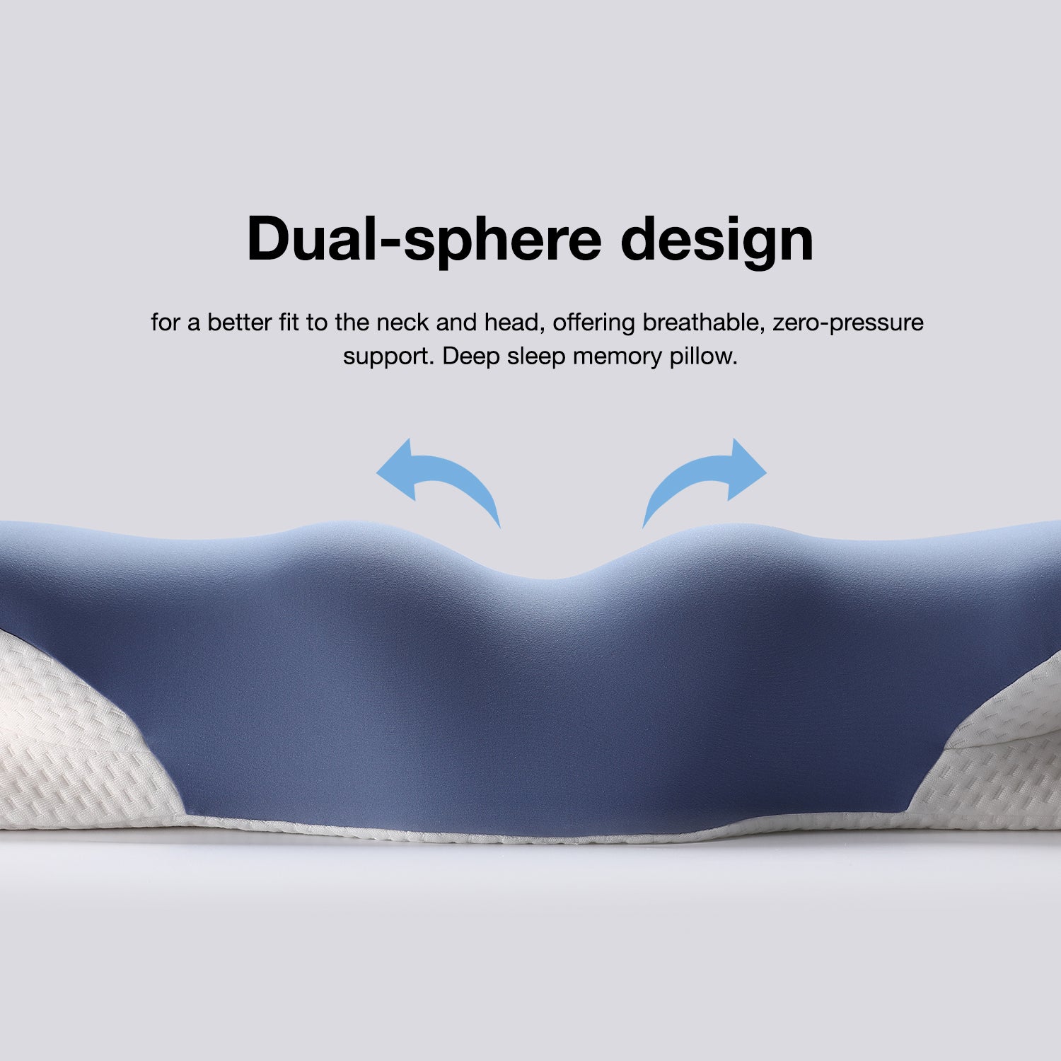 Bellami Plus Tech Series I Dream Morph Memory Foam Pillow I Adaptive Pressure Relief | Wide Contour