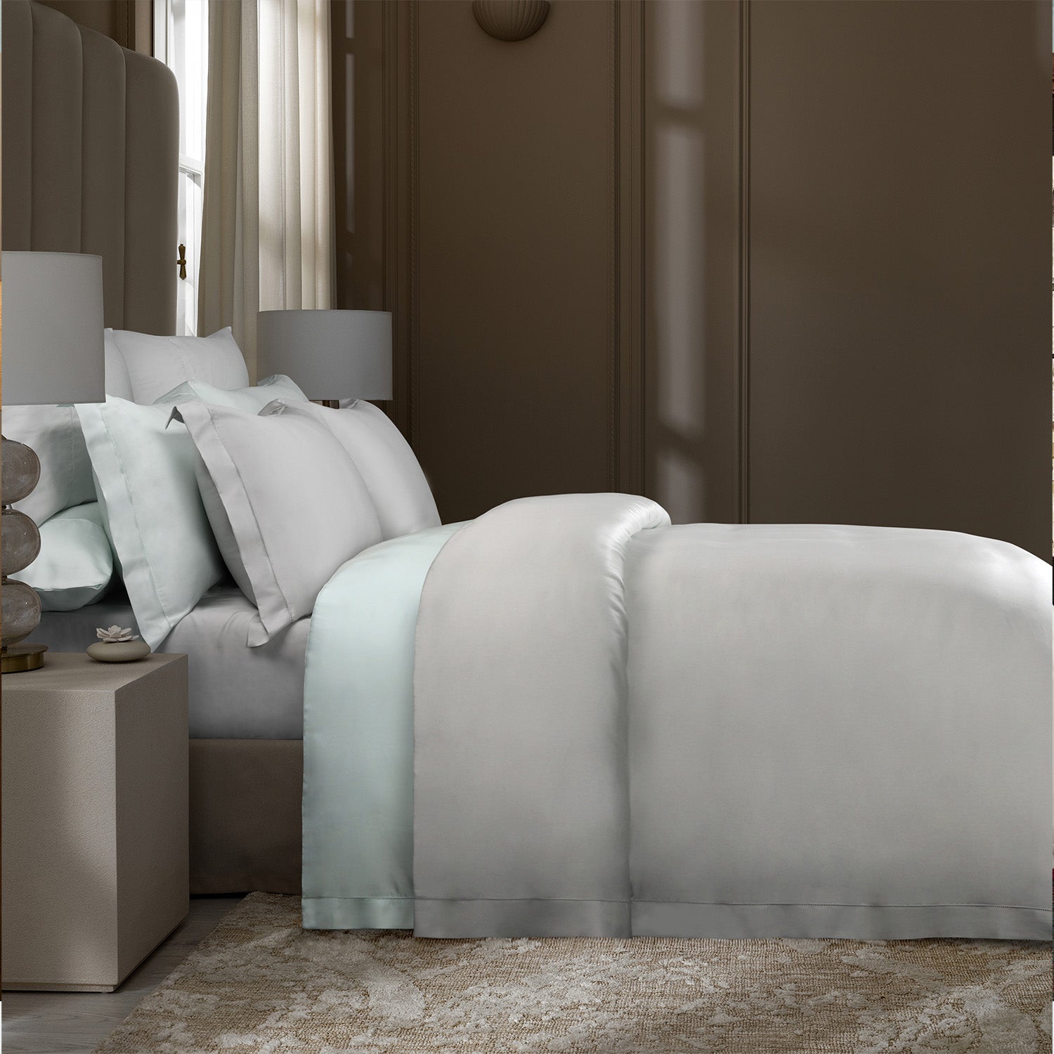 Bellami Heirloom Classic - Hemstitch Tencel Pro 1300TC Chris Bed Set