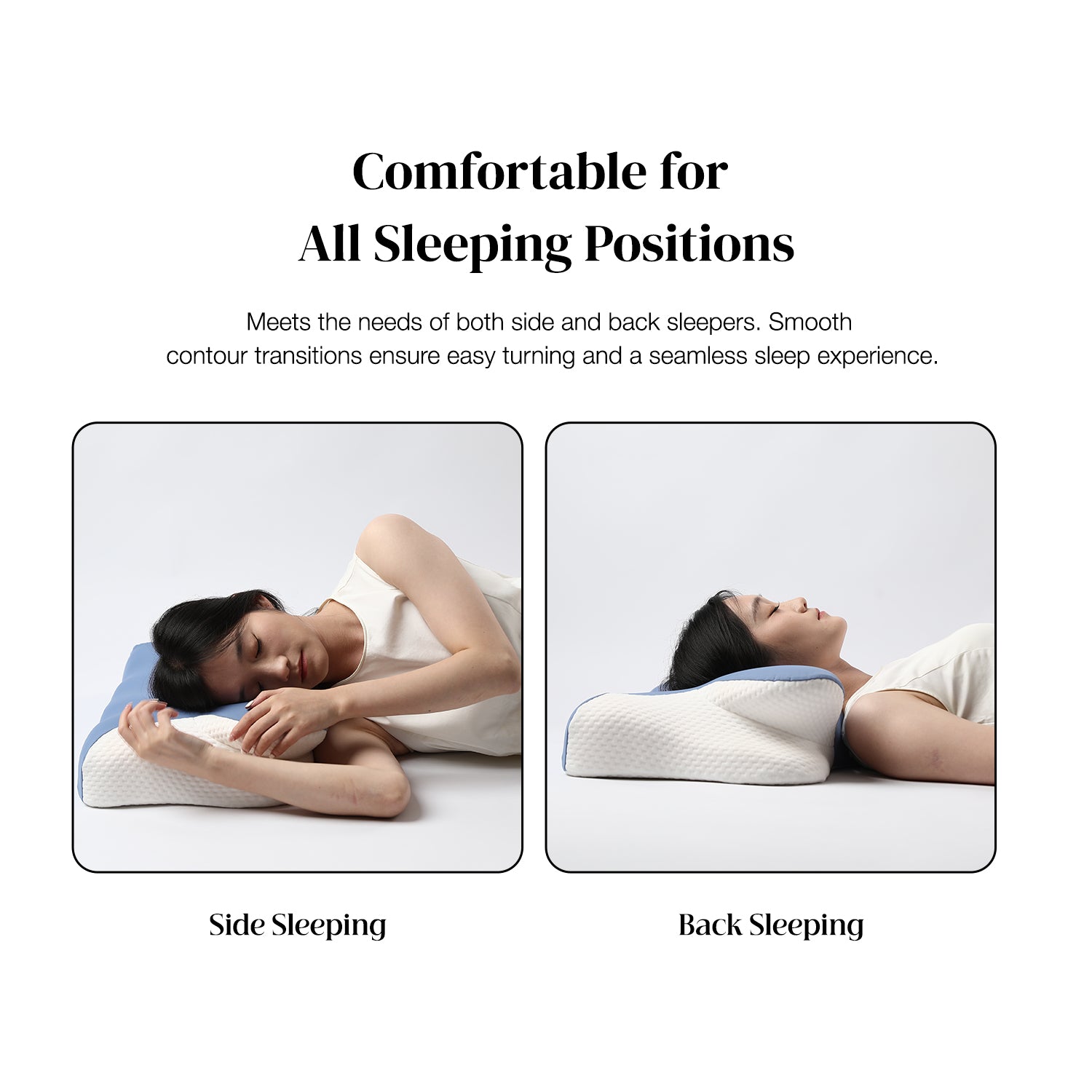 Bellami Plus Tech Series I Dream Morph Memory Foam Pillow I Adaptive Pressure Relief | Wide Contour