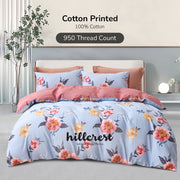 Hillcrest I Cotton Printed I 950TC I Fitted Sheet Set I Bed Set - HC0924 OE 2