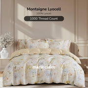 Marie Claire I MONTAIGNE Lyocell Printed I 1000TC I Fitted Sheet Set I Bed Set - MC1024-04