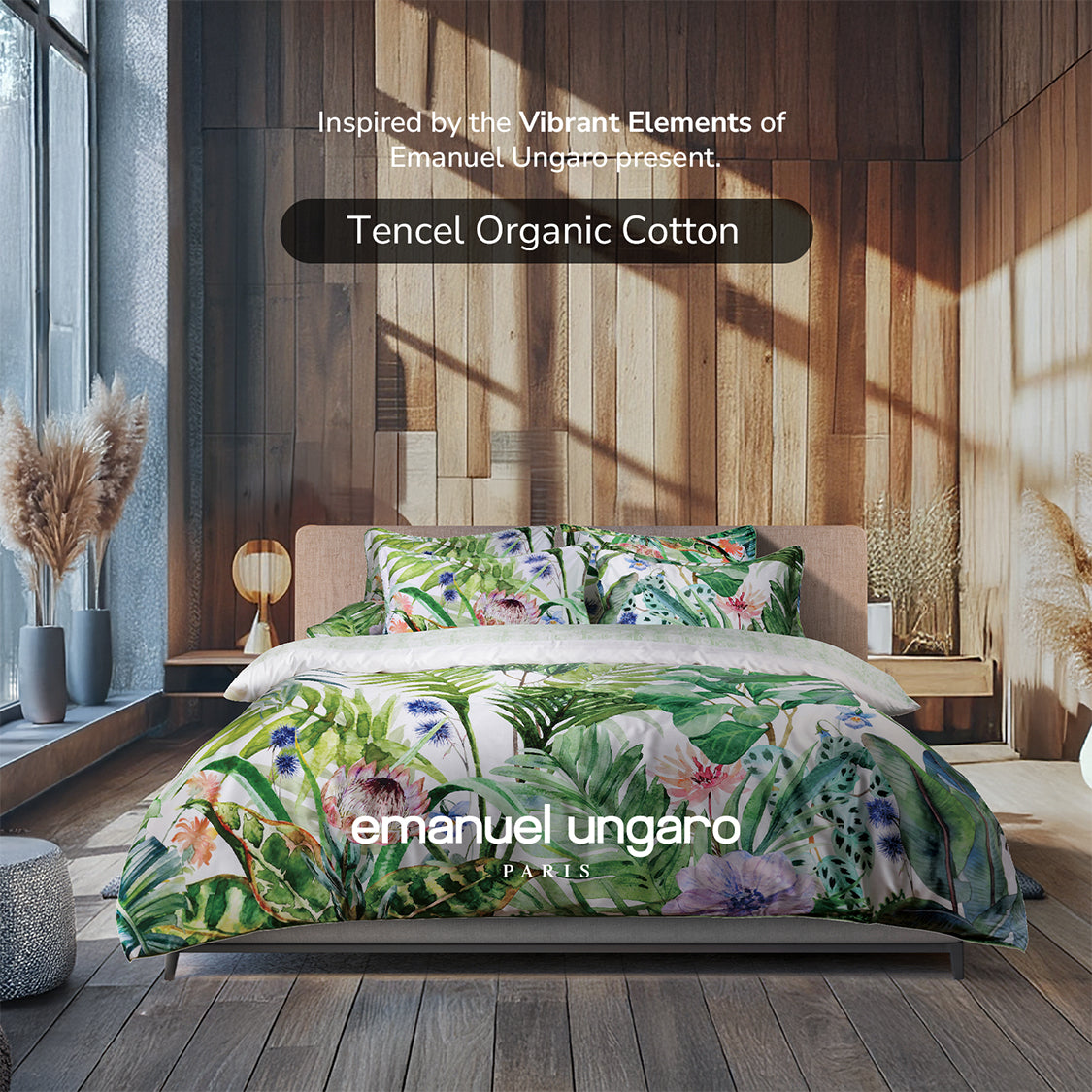 Ungaro I Summer 2025 TENCEL‚Ñ¢ I 1200TC I Organic Cotton I Bed Set - Eydis