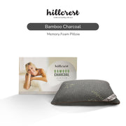 Hillcrest I Bamboo Charcoal I Memory Foam Pillow – Medium Support with Knitted Fabric
