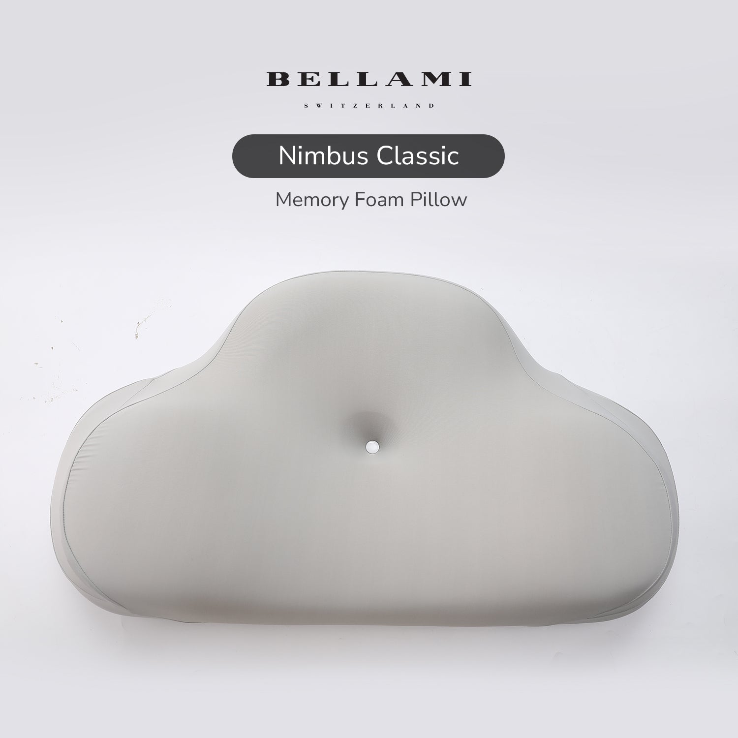 Bellami I Nimbus Classic I Memory Foam Pillow I Ergonomic Support I Soft & Cooling I Neck & Shoulder Relief
