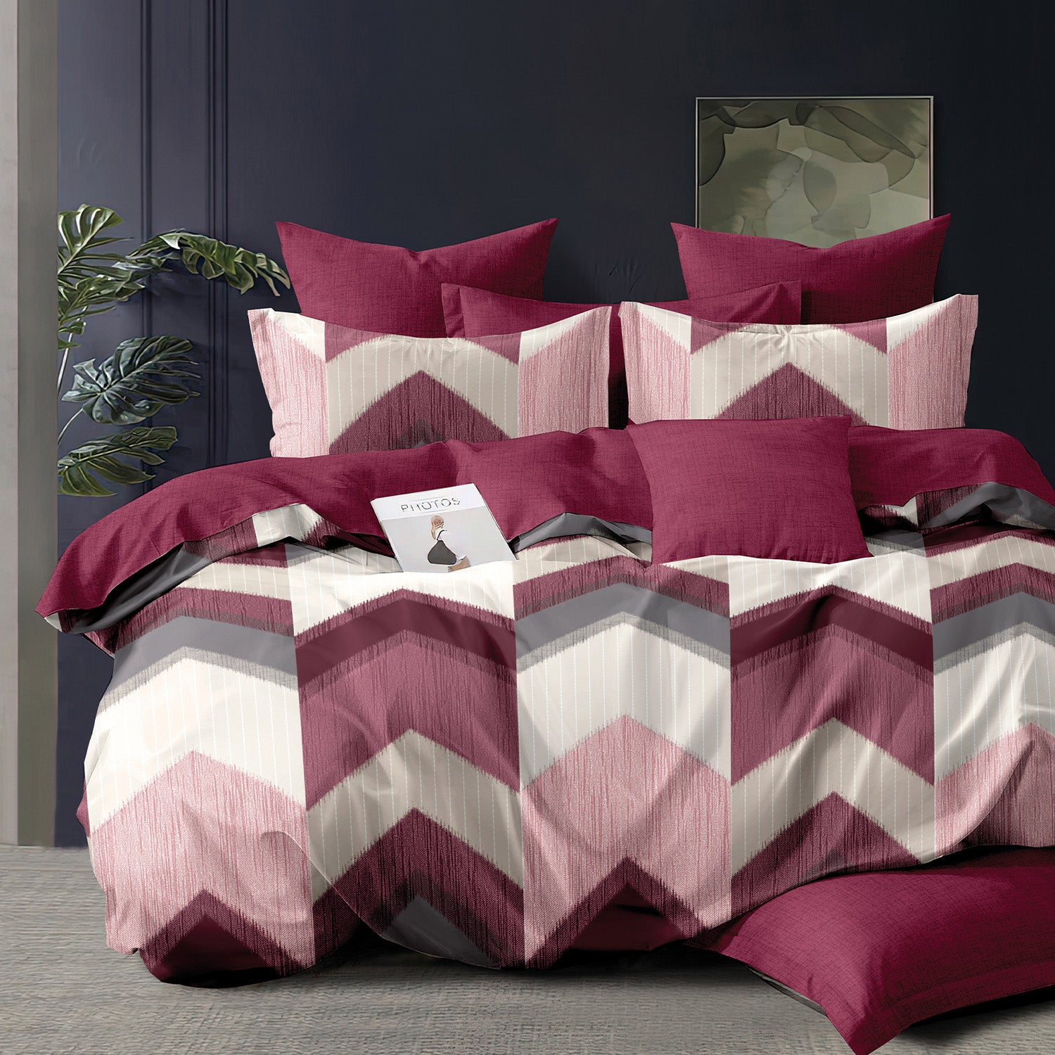 Hillcrest ComfyLux Prints 988TC | Fitted Sheet Set | (Without Quilt Cover) - LuxeLayer