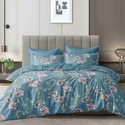 Hillcrest I 988TC ComfyLux I Printed Bedding Collection I Fitted Sheet Set & Summer Blanket - Awakening