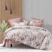 Hillcrest I 988TC ComfyLux I Printed Bedding Collection I Fitted Sheet Set & Summer Blanket - Auspicious