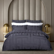 Intero Toni 7.0 Jacquard BambooPro™ Bedding Collection - Steel Blue