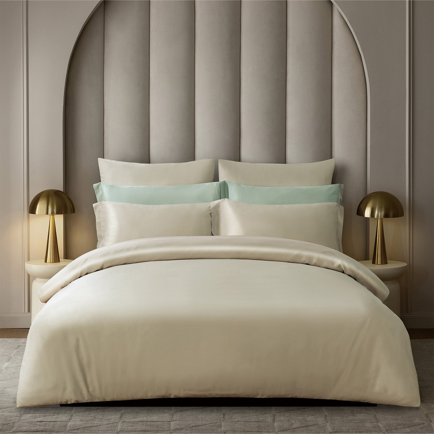 Intero I Grace I BambooPro I Beyond Thread Count Fitted Sheet | Bed Set - Natural