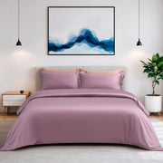 PRE- Order Intero | Tranquil | 1500TC Tencel Solid | Fitted Sheet Set | Bed Set | Ultra Soft & Smooth - Lavender