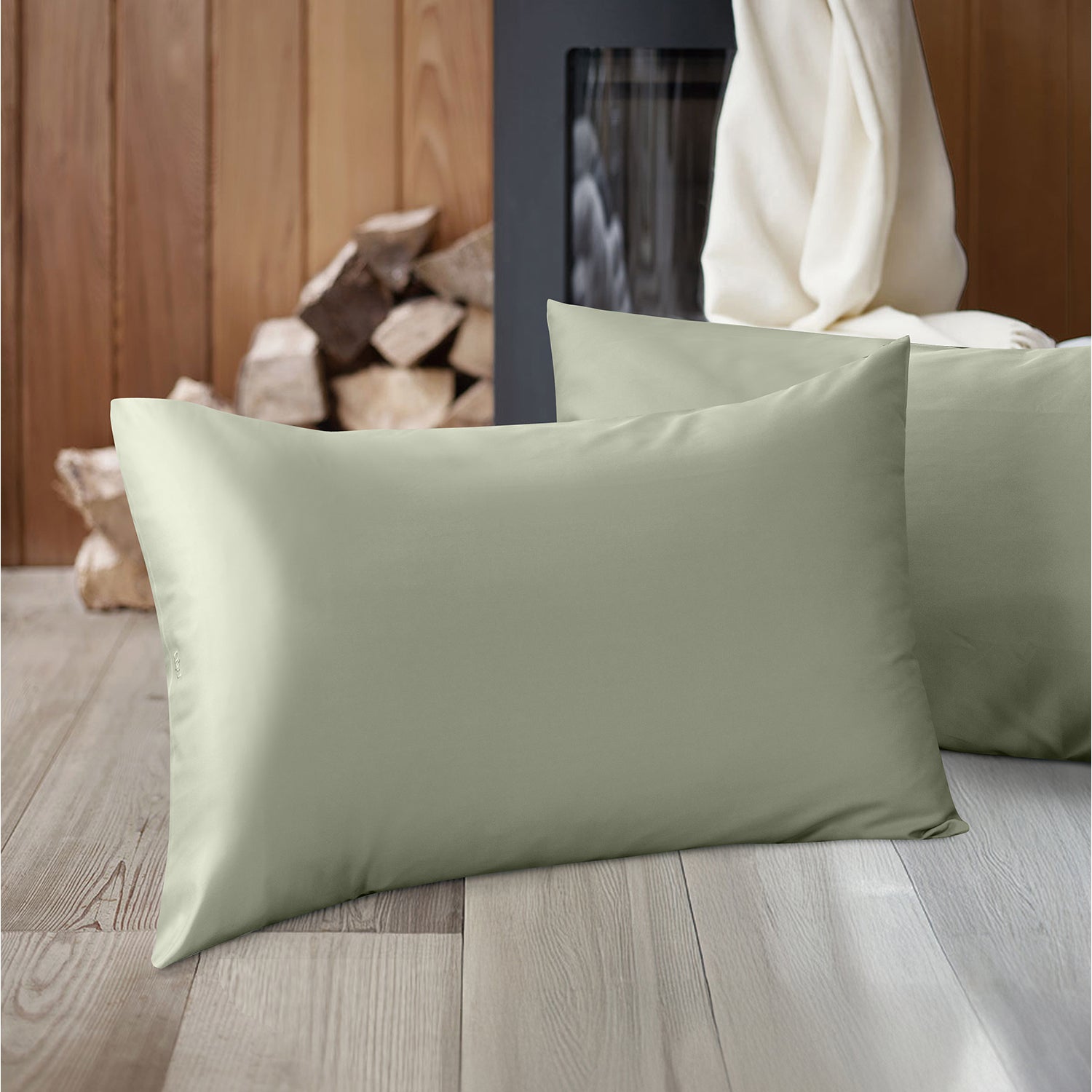 Bellami Heirloom Basic 2.0 Solid Beddings | Fitted Sheet | Bed Set | Pillow Case | Bolster Case - 1300TC Aris Organic Cotton & Lyocell