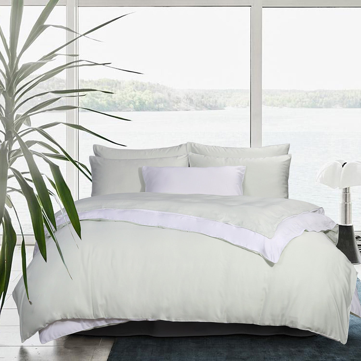 Bellami Trinity Calvi Duo Piping BambooPro Luxury Bedding Set