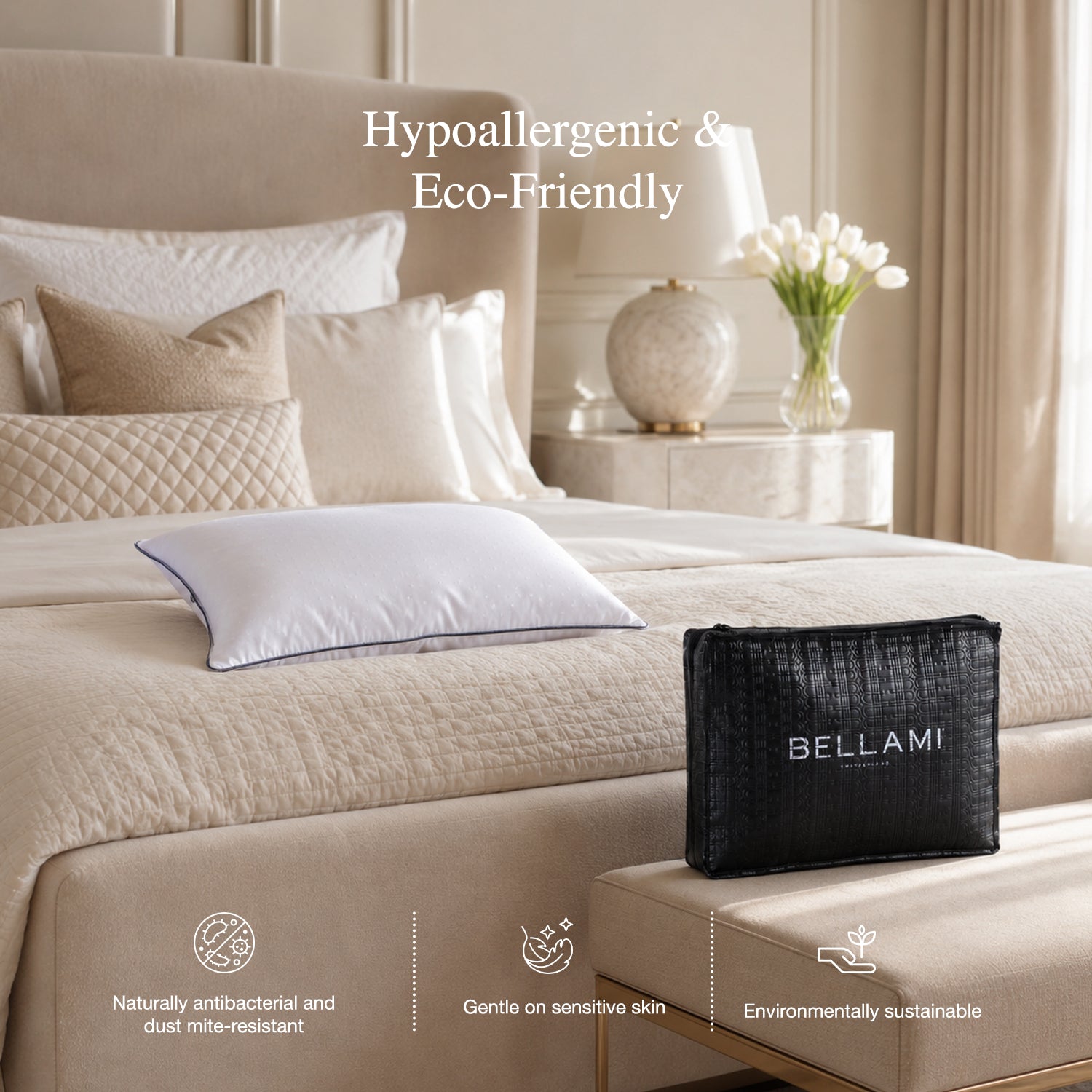 Bellami ZZen Tencel™ DownFeel® Boudoir Pillow - 400g (Half Vacuum)