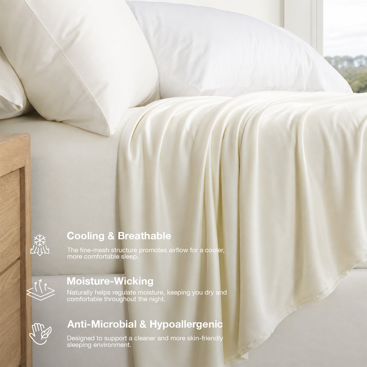 Intero BambooPro Beyond Thread Count Mono 2.0 Fitted Sheet Set