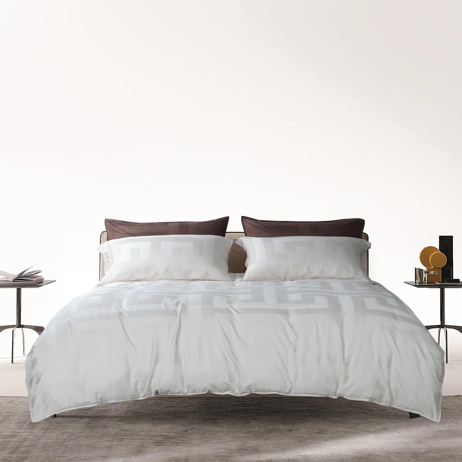 Intero | BambooPro Jac Beyond Thread Count | Toni Collection | Bed Set | Fitted Sheet | With Quilt Cover Set *FREE 1 Bellami Shield Guard Mattress Protector*