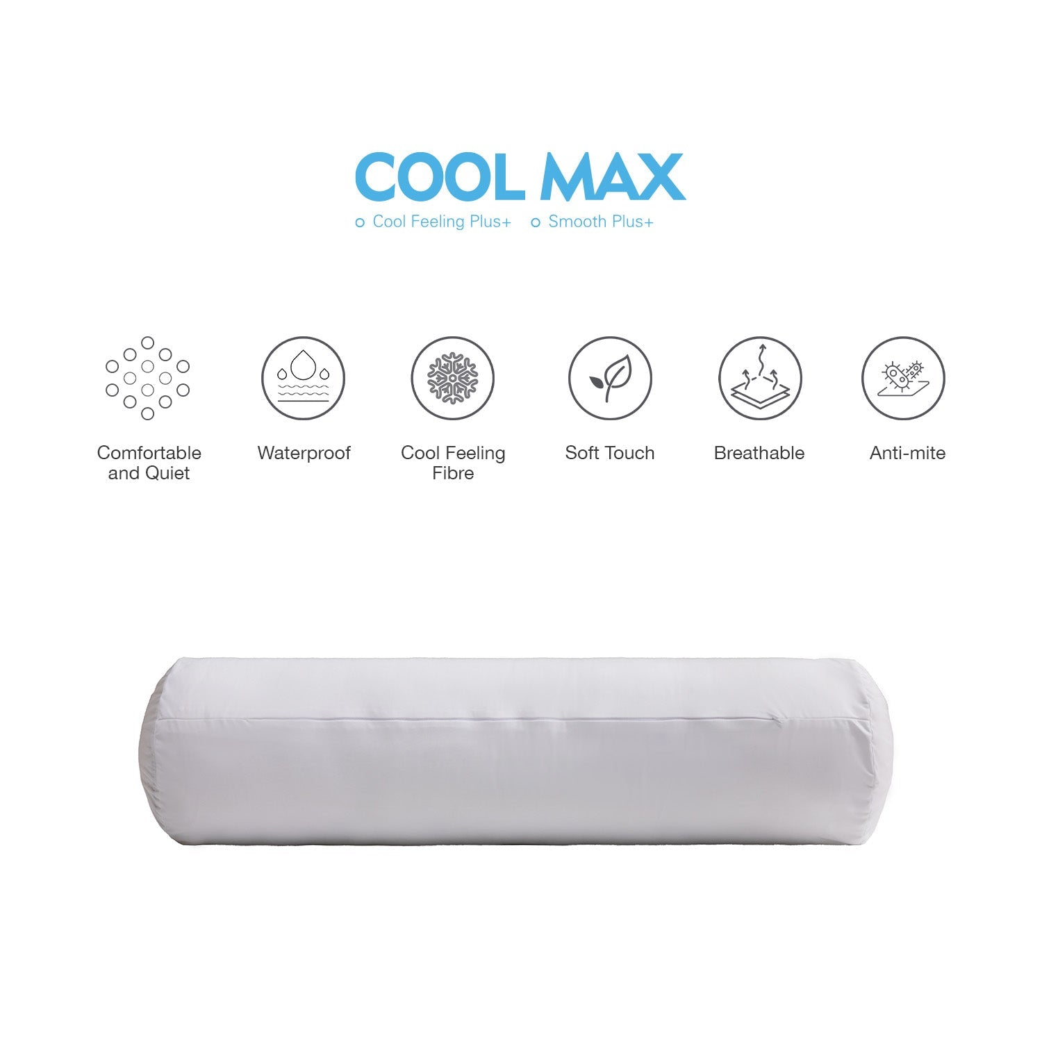 Intero I Shield Guard I Waterproof Coolmax I Pillowcase / Bolster Case (1 Piece)