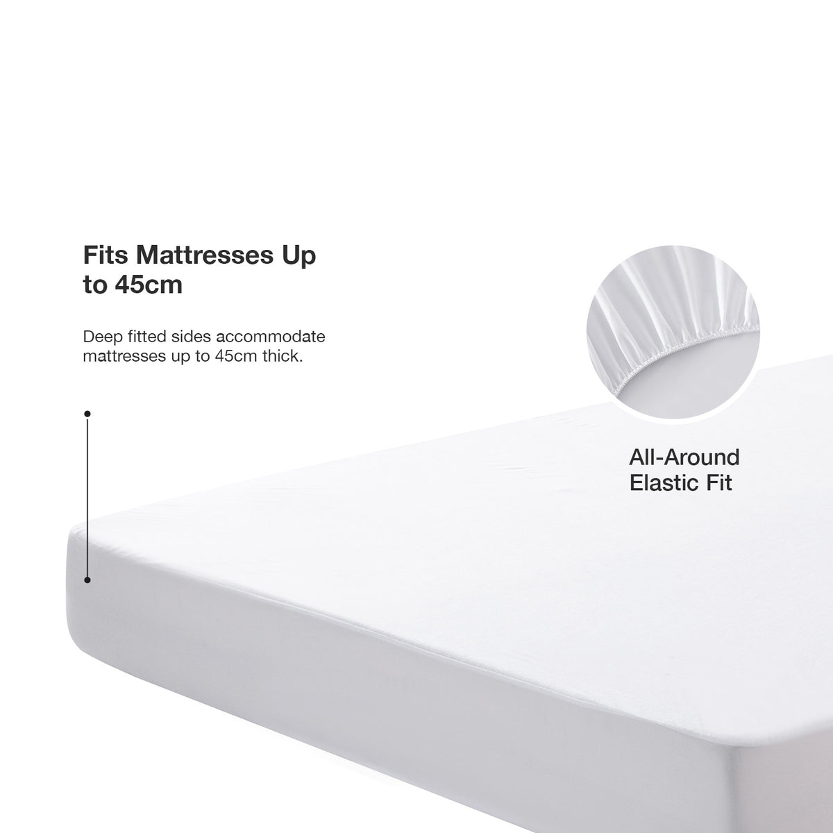 IE Maison Tencel Fitted Mattress Protector