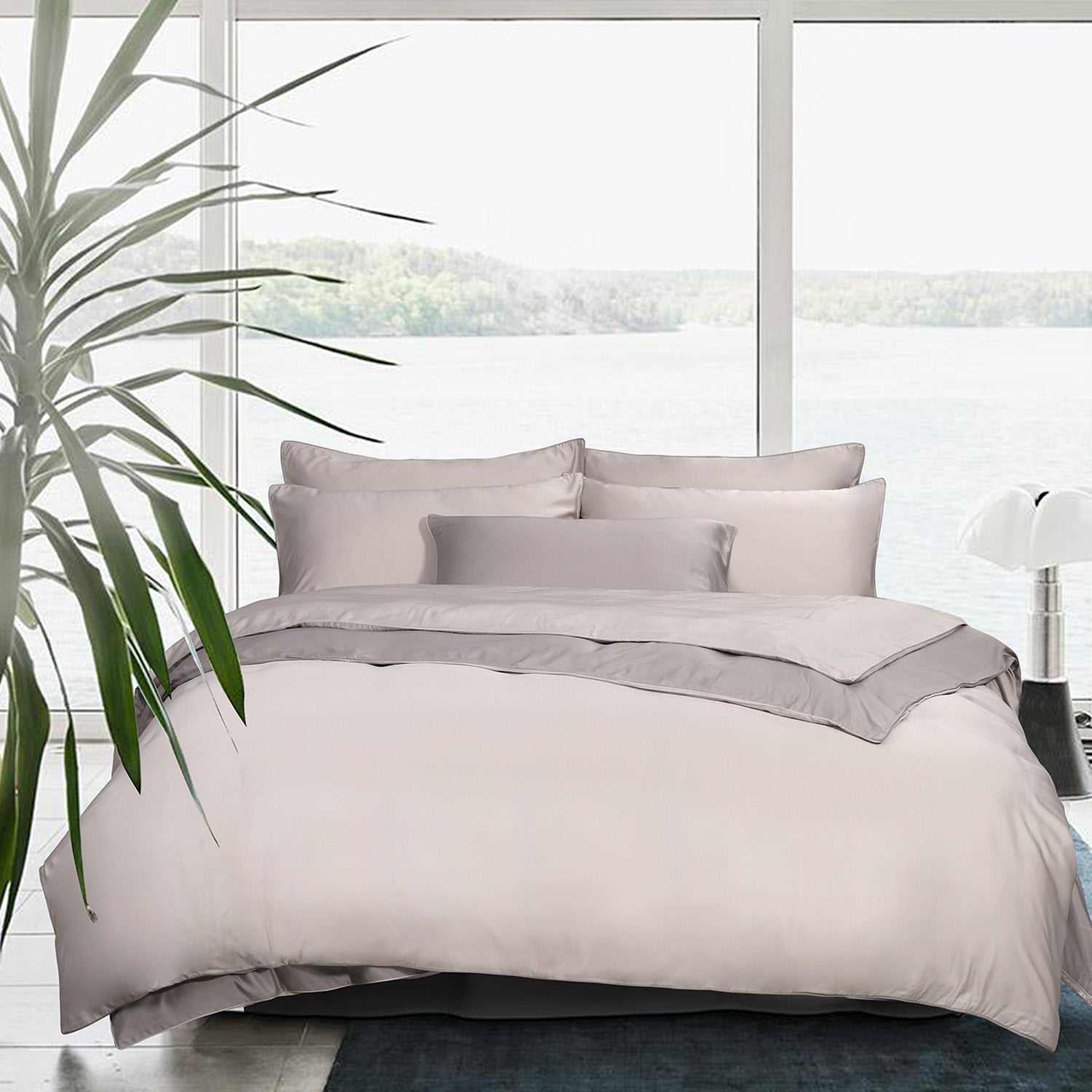 Bellami Trinity Calvi Duo Piping BambooPro Luxury Bedding Set