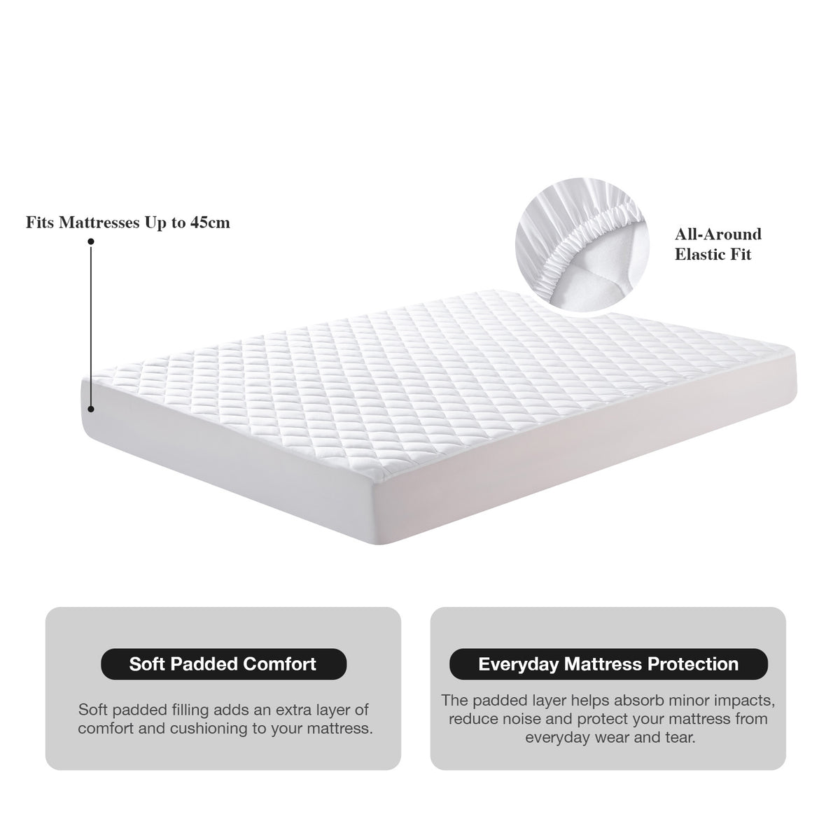 IE Maison Tencel Waterproof Fitted Mattress Protector