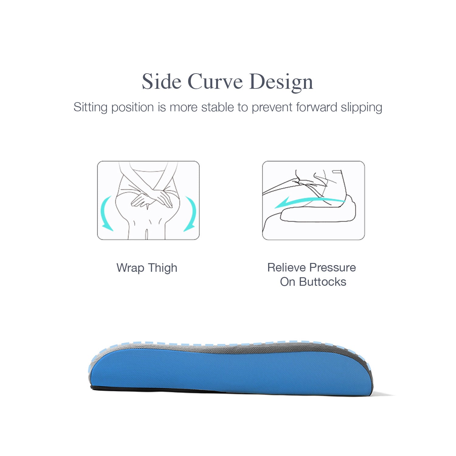 Bellami Plus Tech Series Linear Lumbar / Seat Memory Foam Cushion