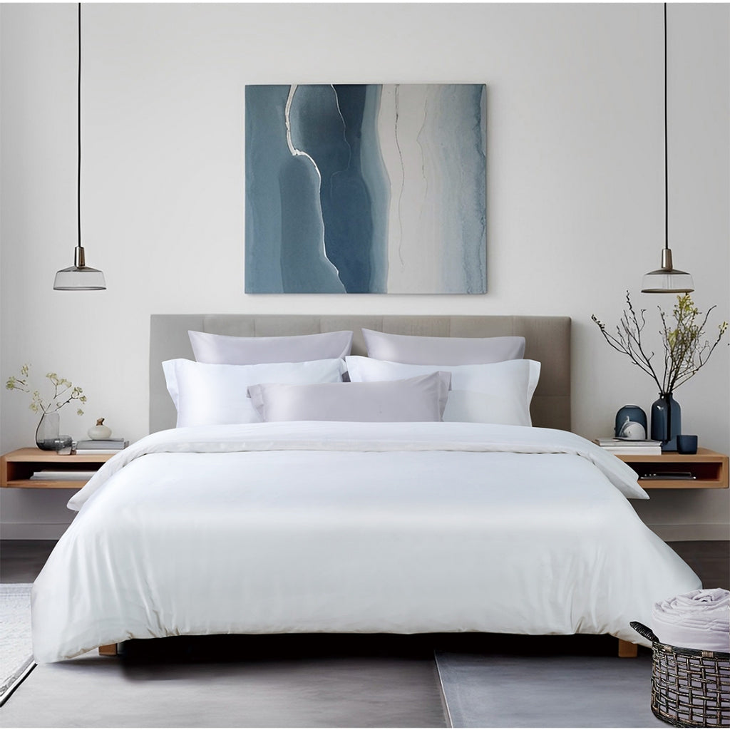 Bellami I Heirloom Basic I TENCEL™ Organic Cotton I 1300TC I Fitted Sheet Set I Bed Set I Pillow Case I Bolster Case I With Quilt Cover
