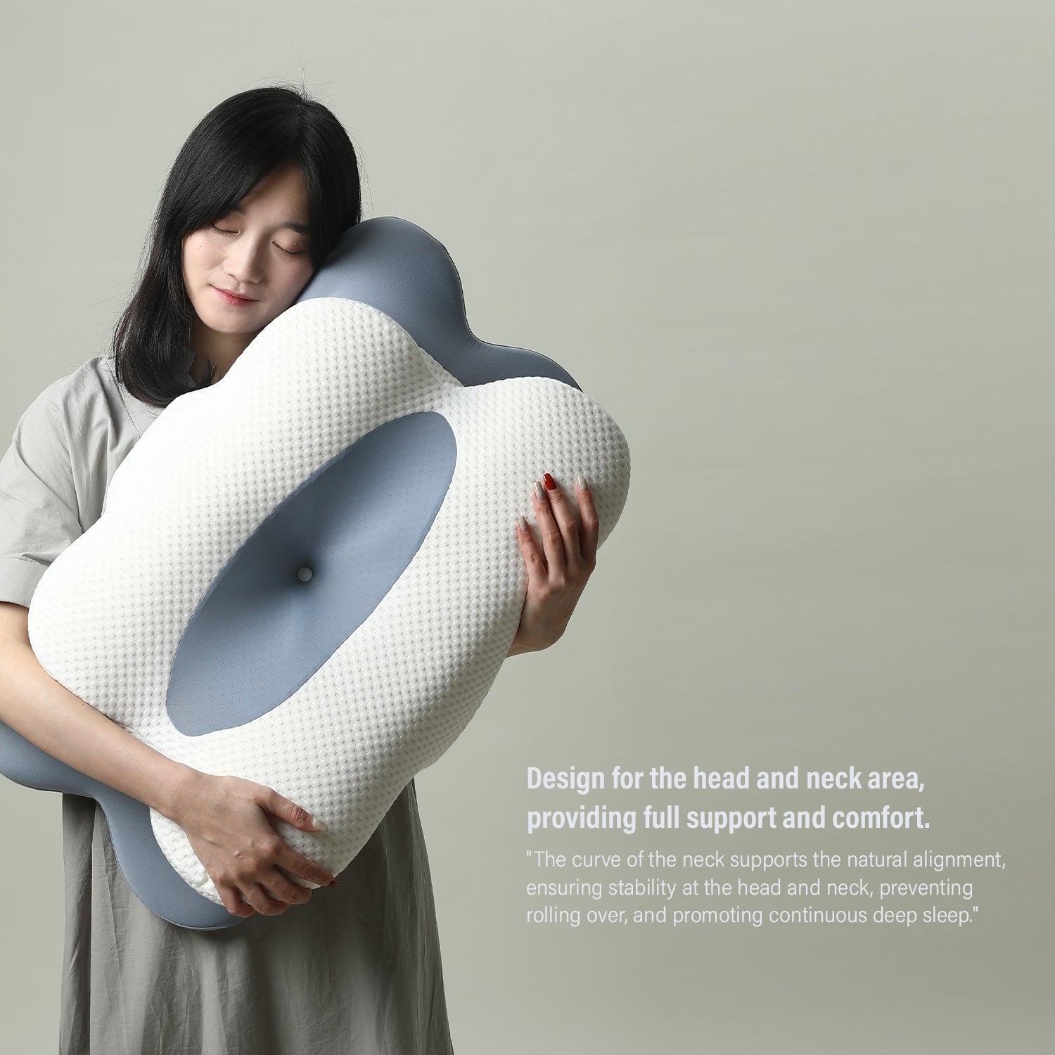 Bellami I Double Comfort I Memory Foam Pillow I Dual-Sided Cooling & Support I Ergonomic I Soft & Breathable