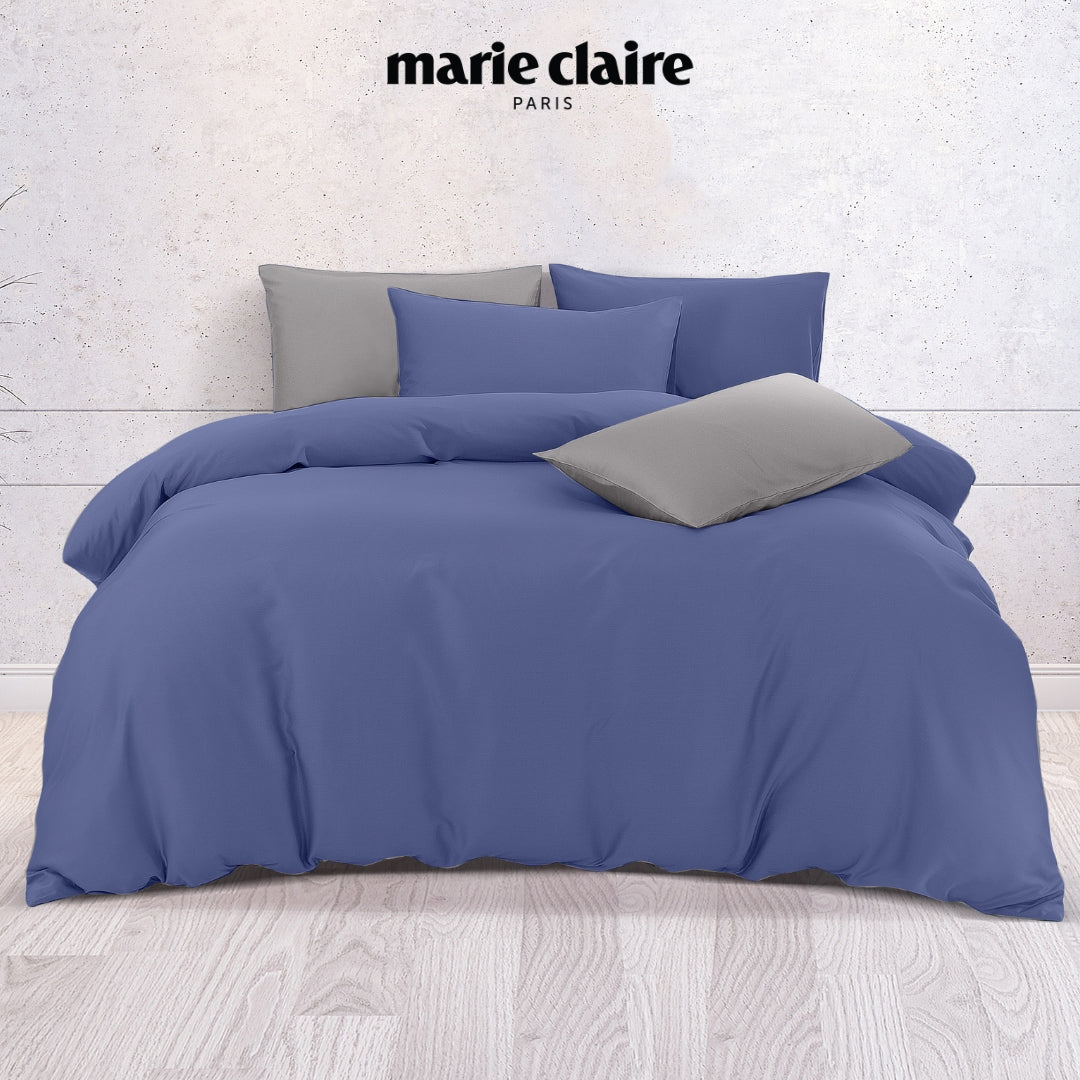 Marie Claire I MORPHEUS I Solid 100% Cotton I 950TC I Fitted Sheet Set I Pillow Case I Bolster Case -5 Colour