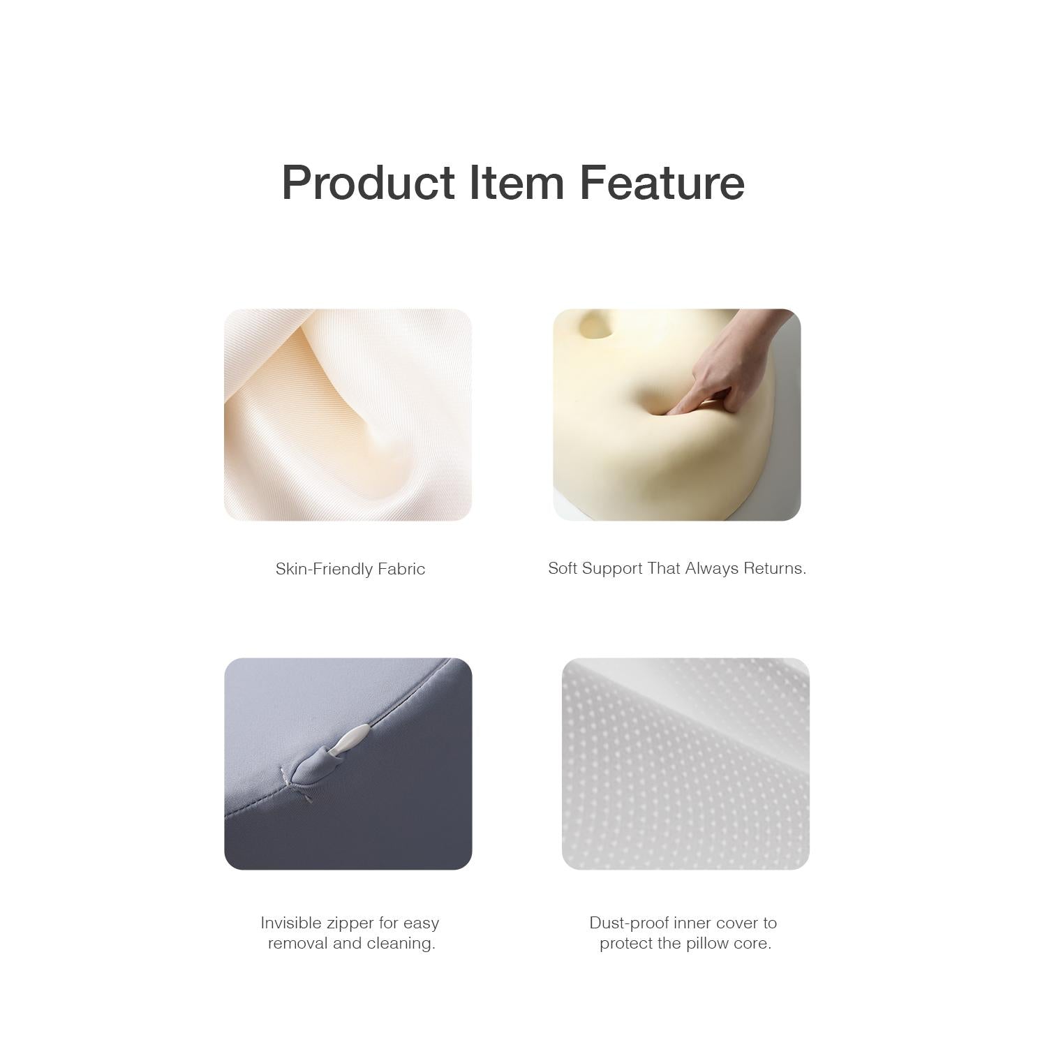 Bellami Plus Tech Series Dream Memory Foam Pillow - Advanced Comfort & Support