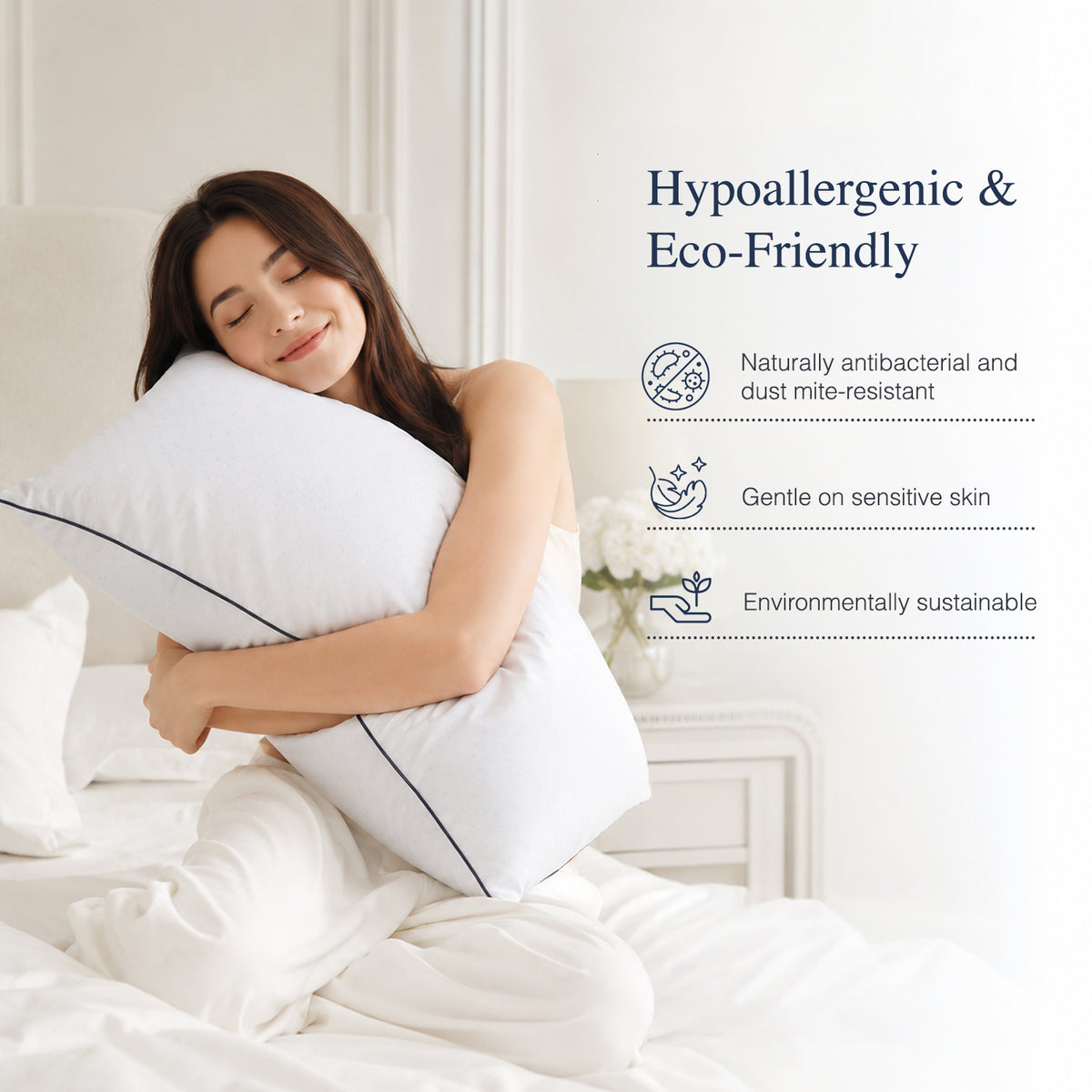 Bellami  I Zzen TENCEL™ DownFeel® Luxury Pillow I Soft I Medium I Firm Support