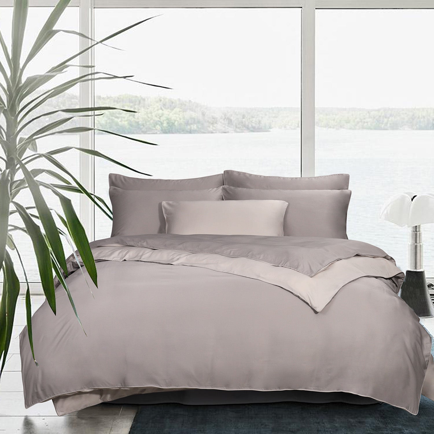 Bellami Trinity Calvi Duo Piping BambooPro Luxury Bedding Set