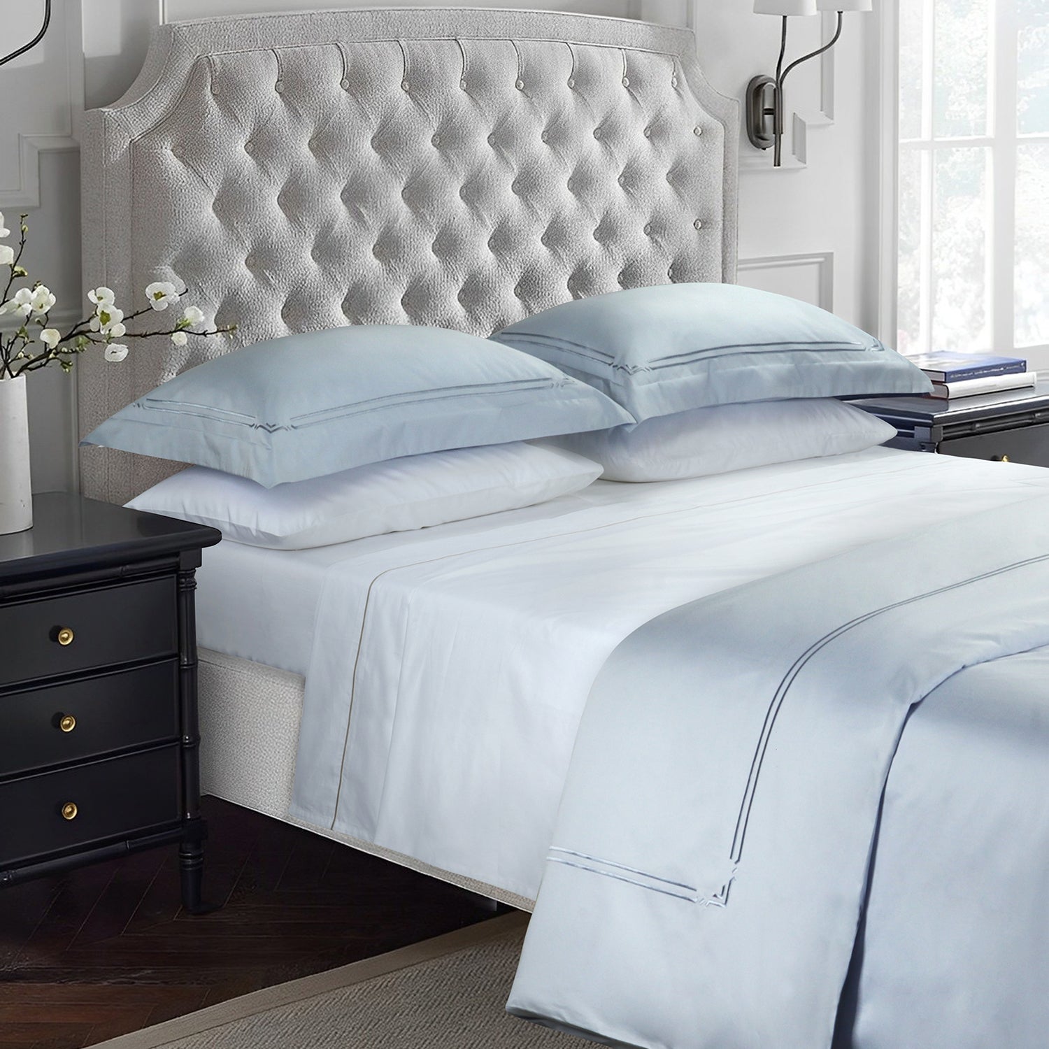 Bellami I Monti I 100% Egyptian Cotton I 1500TC I Fitted Sheet Set I Duvet Cover Set - 6 Colours