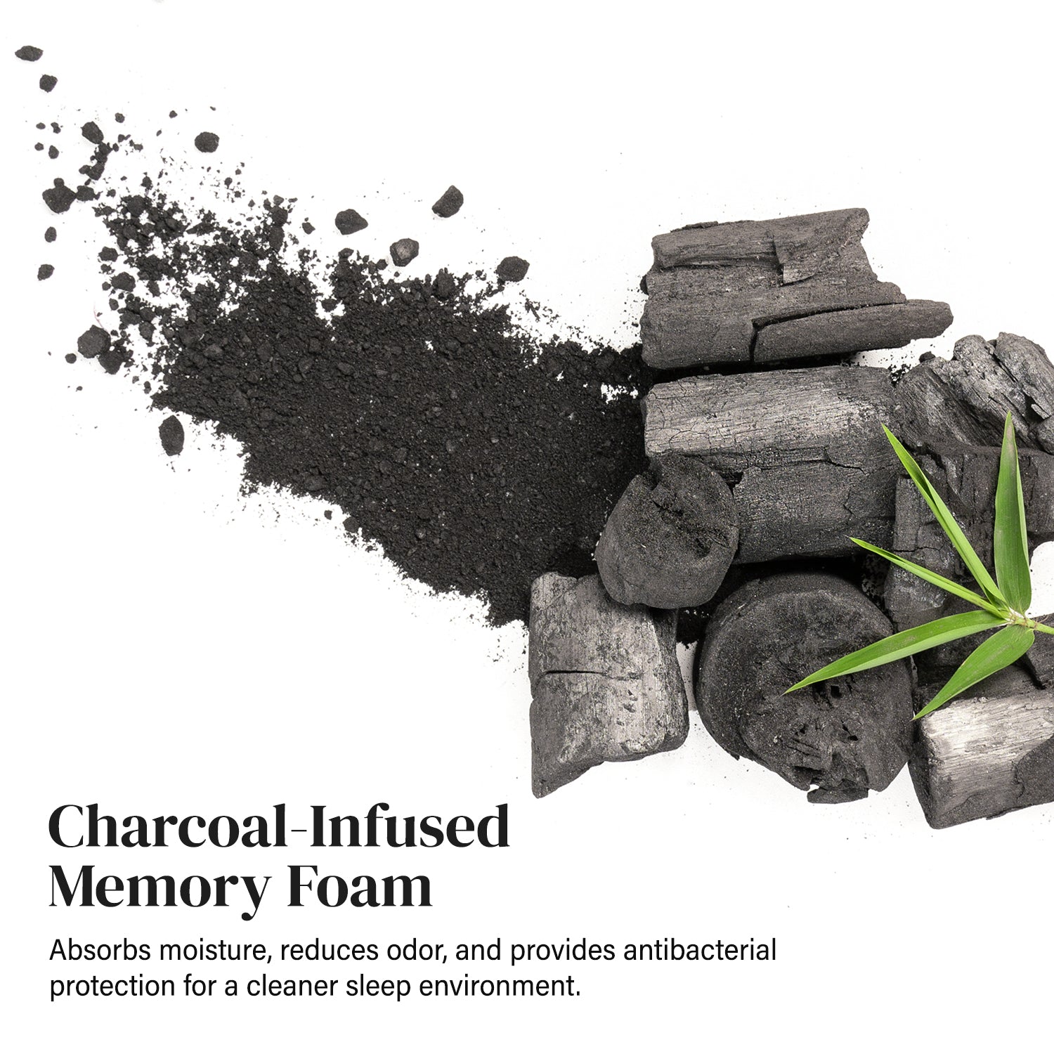 Intero I Visco-AIR Premium I BambooPRO Charcoal I Memory Foam Pillow (Duo-Core Support)
