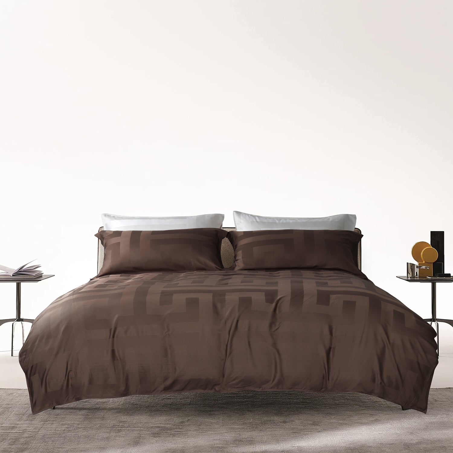 Intero | BambooPro Jac Beyond Thread Count | Toni Collection | Bed Set | Fitted Sheet | With Quilt Cover Set *FREE 1 Bellami Shield Guard Mattress Protector*