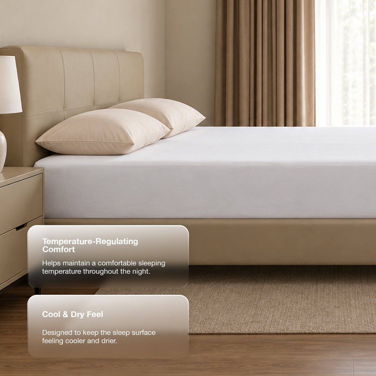 IE Maison Tencel Fitted Mattress Protector