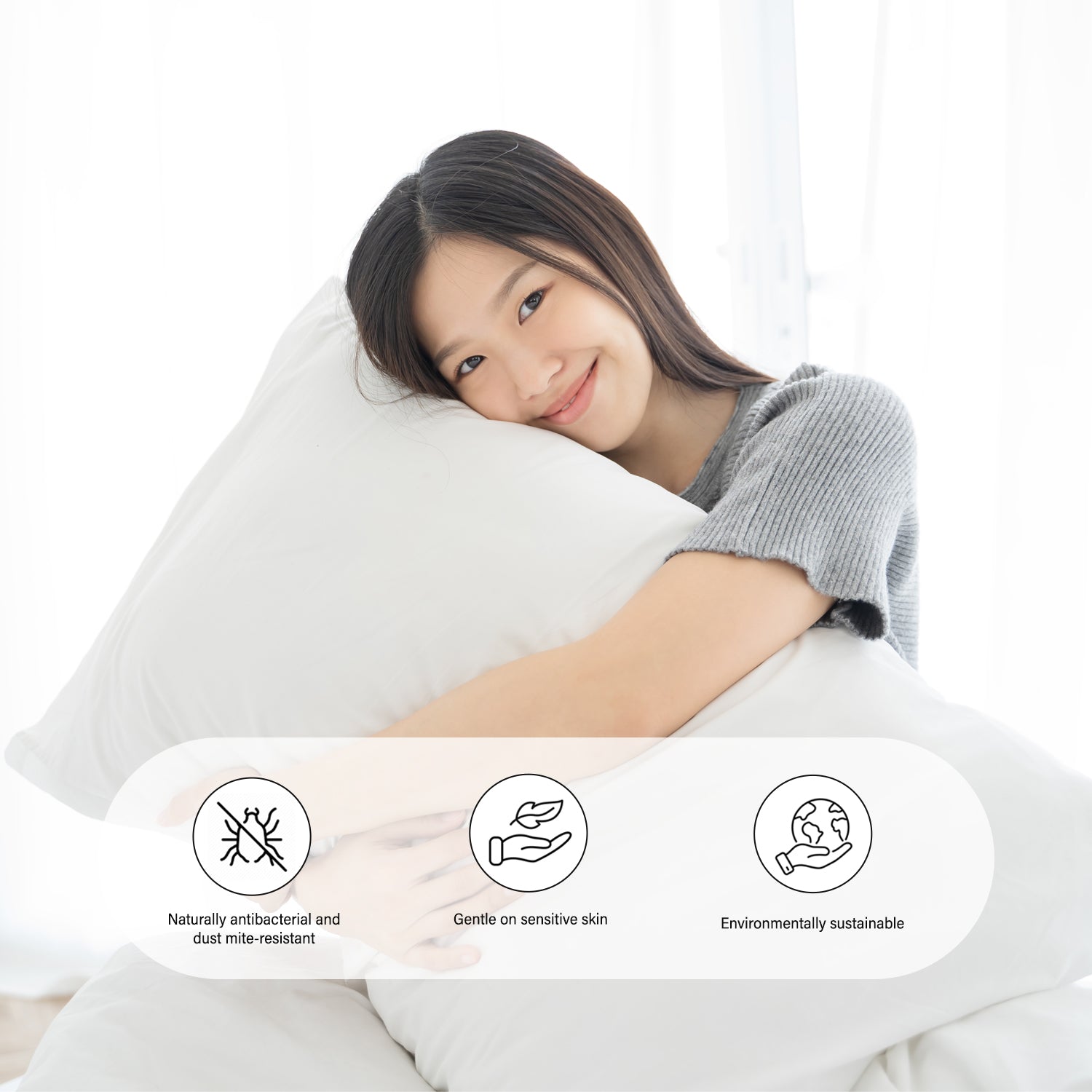 Intero LOFTY Tencel Pillow 1200GSM | Ultra Lofty | Cooling & Hypoallergenic