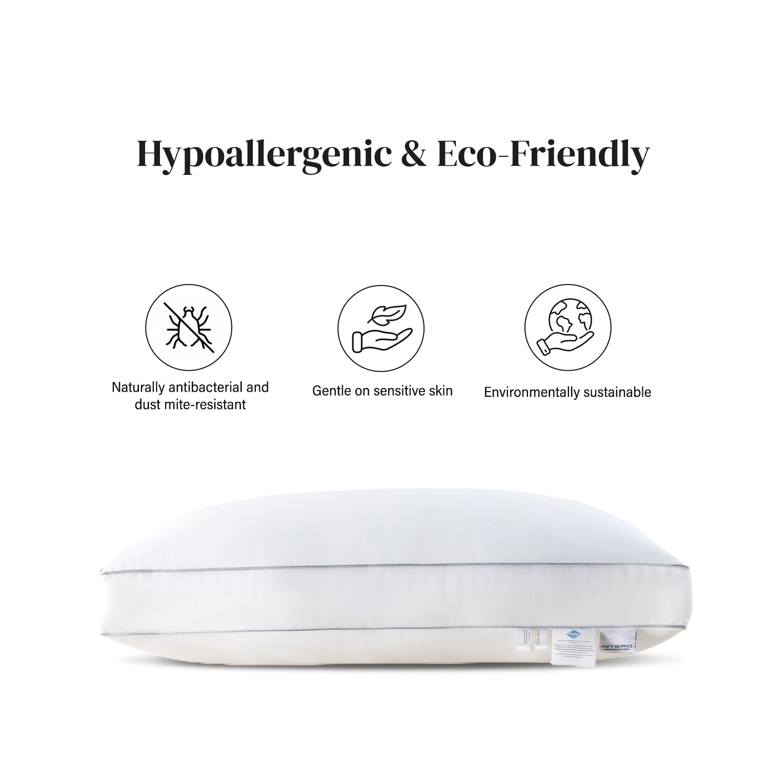 Intero I BambooPRO DownFeel® I Pillow – Soft 1200g, Medium 1400g & Firm 1700g Support